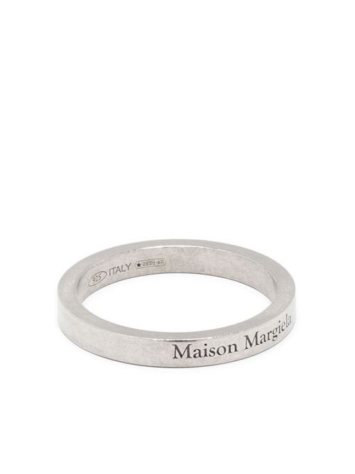 Ring with engraved logo MAISON MARGIELA | SM1UQ0080SV0158951